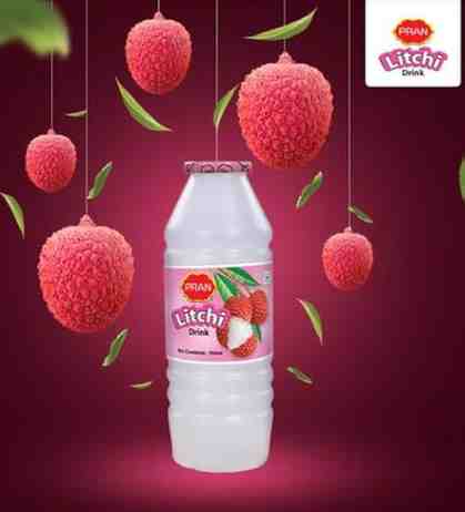 Pran Litchi Fruit Juice - 125 ml